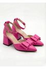 Туфлі BANT на маленьких підборах фуксія шкіра 8637-28