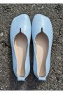 Туфлі балетки блакитні Barefoot шкіряні 8698-28