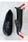 Туфлі Barefoot жіночі шкіряні чорні 8474-28