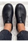Туфлі Barefoot жіночі натуральна шкіра чорні 8694-28