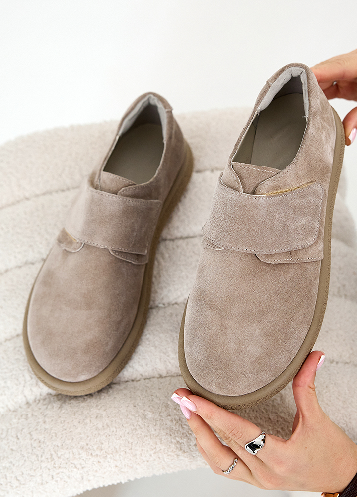 Туфлі Barefoot жіночі замшеві беж 8535-28
