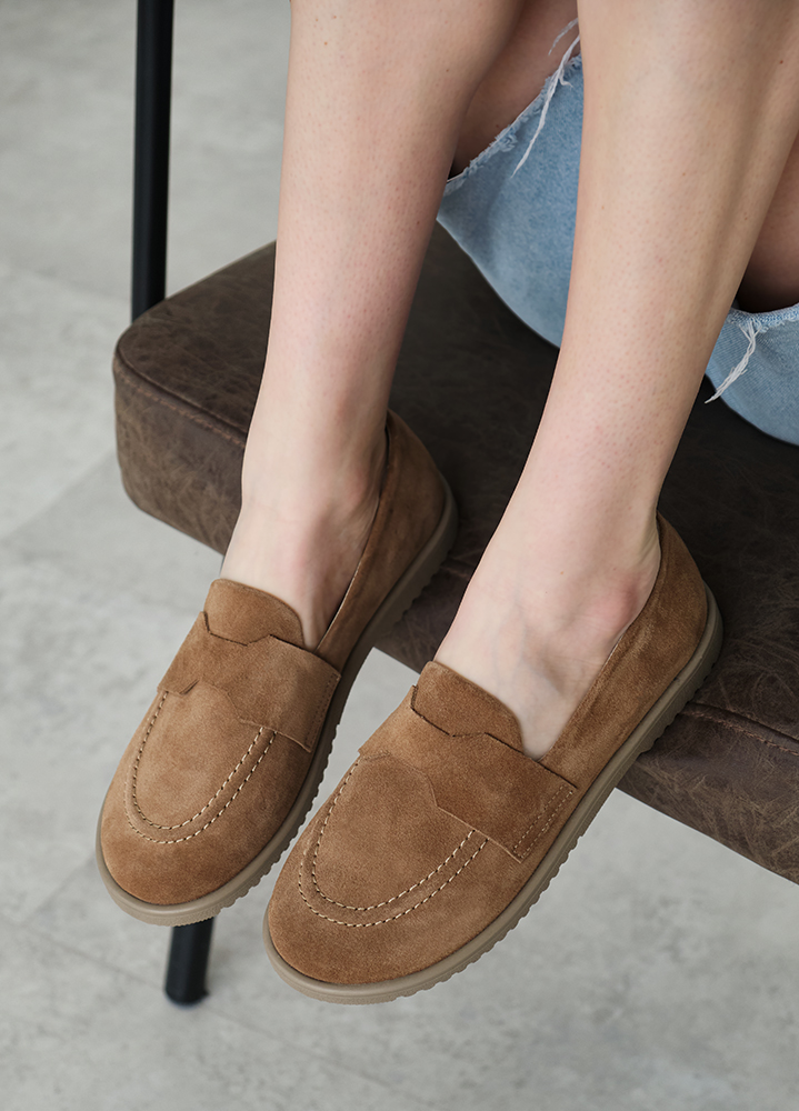 Туфлі Barefoot жіночі замшеві brown 8463-28