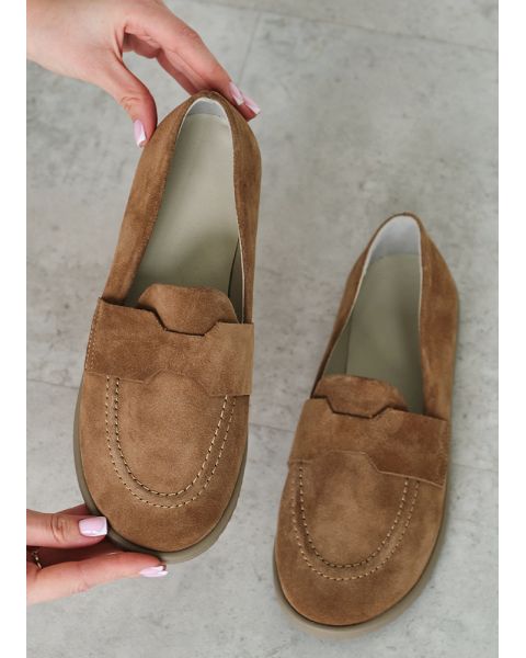 Туфлі Barefoot жіночі замшеві brown 8463-28 Туфлі Barefoot жіночі замшеві brown 8463-28