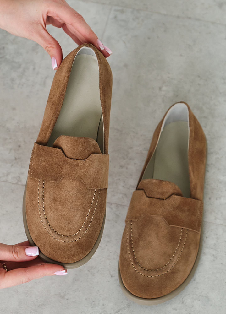 Туфлі Barefoot жіночі замшеві brown 8463-28