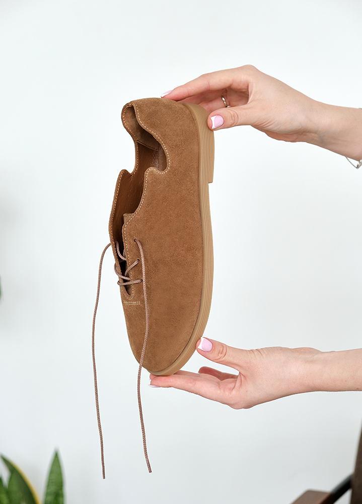 Туфлі Barefoot жіночі замшеві brown 8467-28
