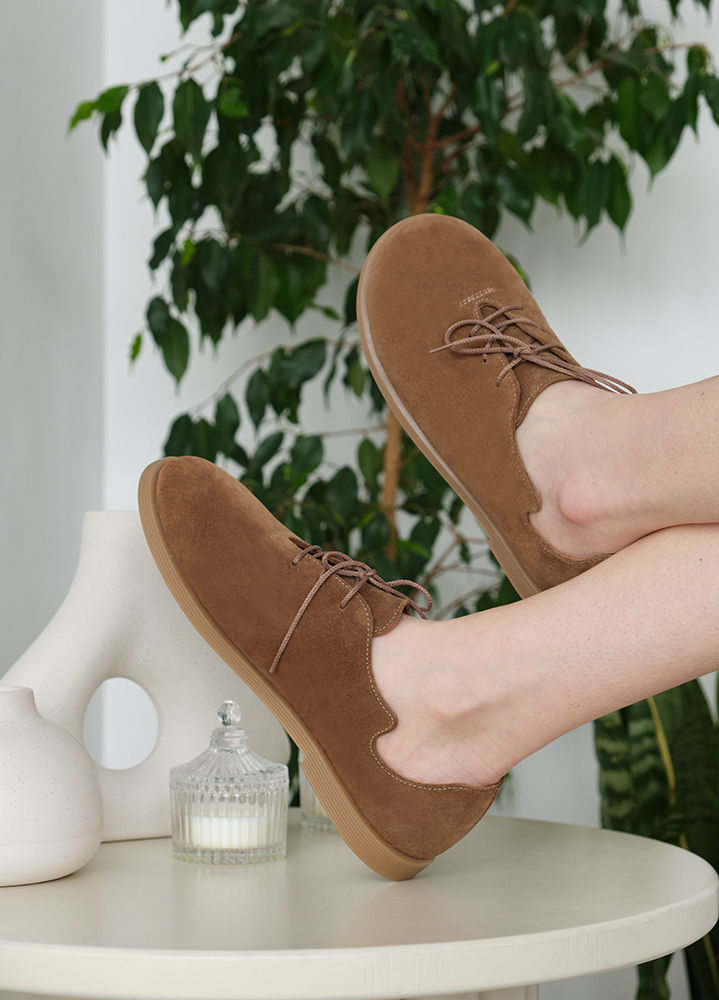 Туфлі Barefoot жіночі замшеві brown 8467-28
