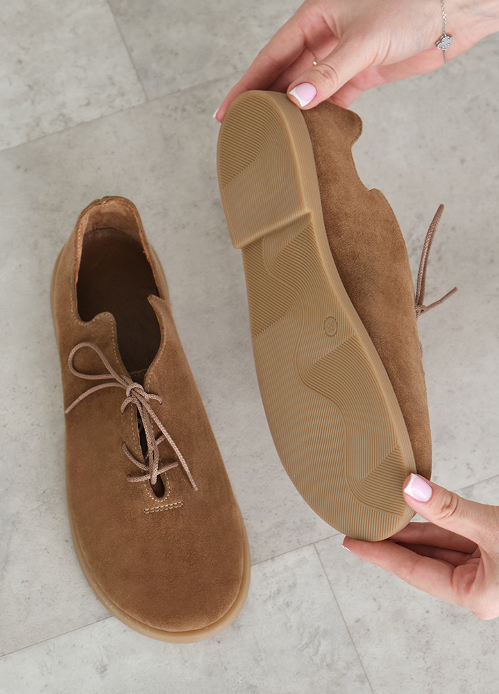 Туфлі Barefoot жіночі замшеві brown 8467-28