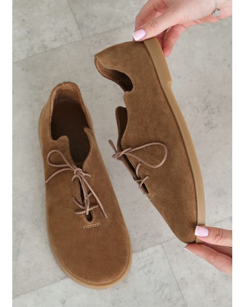 Туфлі Barefoot жіночі замшеві brown 8467-28 Туфлі Barefoot жіночі замшеві brown 8467-28