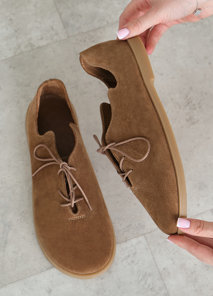 Туфлі Barefoot жіночі замшеві brown 8467-28