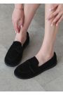 Туфлі Barefoot жіночі замшеві чорні 8468-28