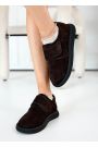 Туфлі Barefoot жіночі замшеві коричневі 8538-28