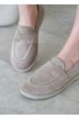 Туфлі Barefoot жіночі замшеві сірі 8472-28