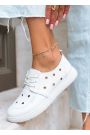 Туфлі жіночі літні Barefoot шкіряні білі 8685-28