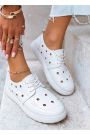 Туфлі жіночі літні Barefoot шкіряні білі 8685-28