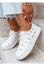 Туфлі жіночі літні Barefoot шкіряні білі 8685-28