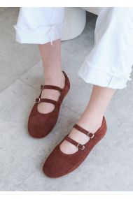 Туфлі жіночі замшеві brown 8434-28 Туфлі жіночі замшеві brown 8434-28