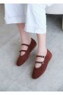 Туфлі жіночі замшеві brown 8434-28