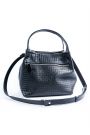 Черная кожаная сумочка MINI 6930-11