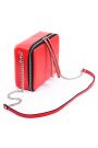 Сумка клатч кожа красный 7086-11