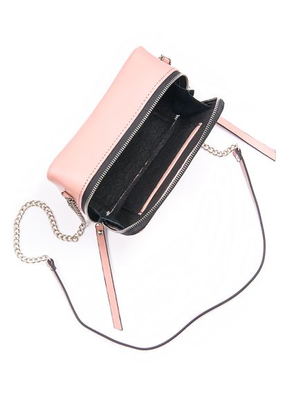 Клатч кожаный пудра 7087-11