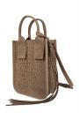 Сумка mini натуральная кожа беж 8379-11 Сумка mini натуральная кожа беж 8379-11