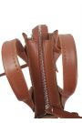 Сумка mini натуральная кожа brown 8385-11