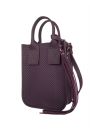 Сумка mini натуральная кожа фиолет 8386-11