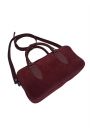 Сумка cross body замша бордо 8400-11