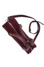 Сумка cross body замша бордо 8400-11