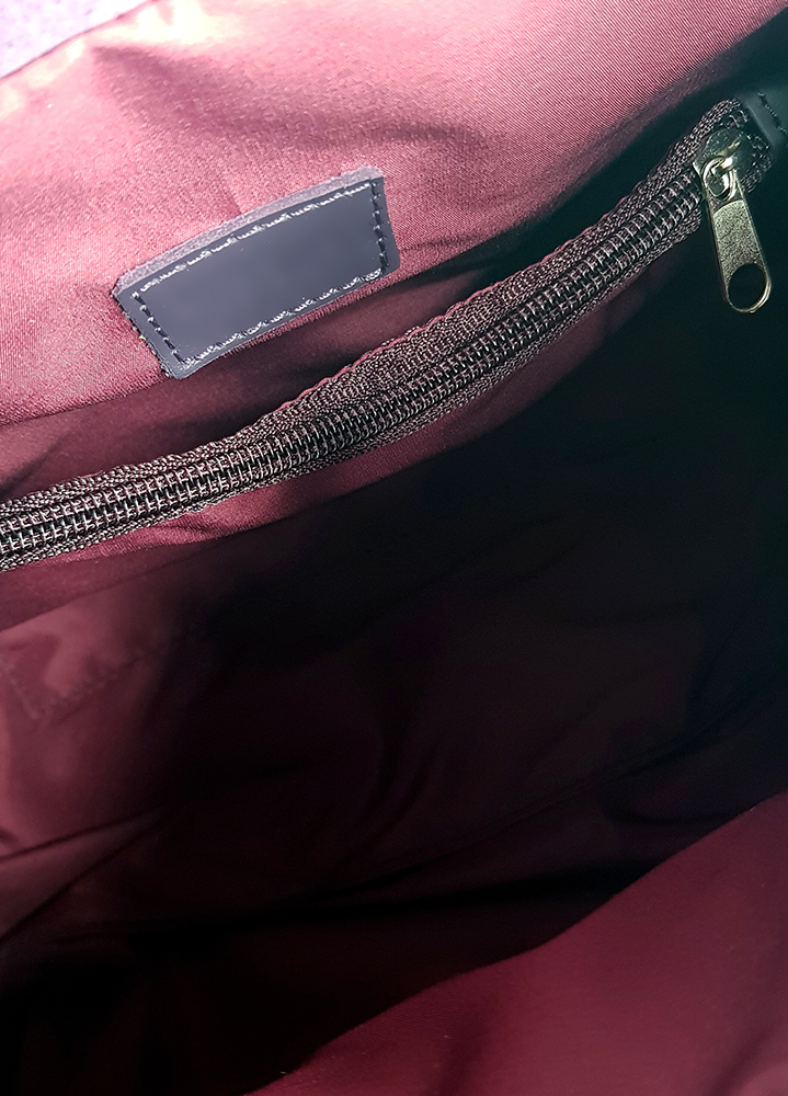 Сумка BIG натуральная кожа бургунди 8485-11