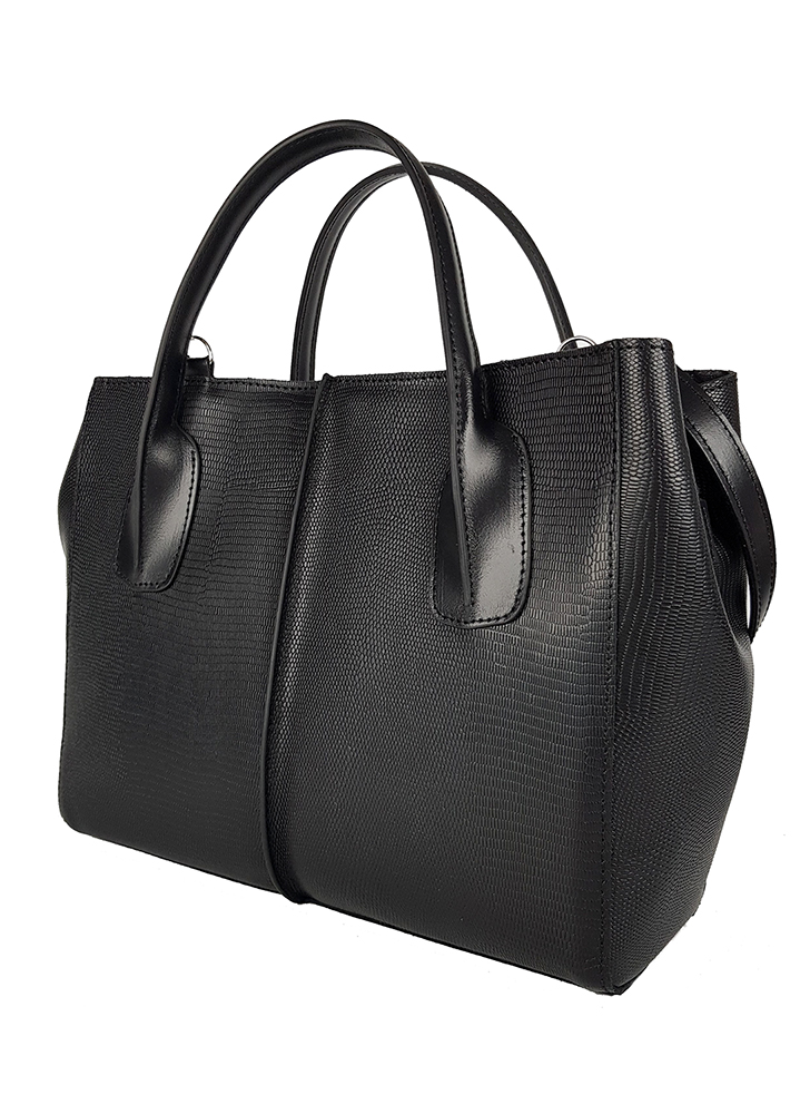 Сумка BIG натуральна шкіра чорний 8492-11