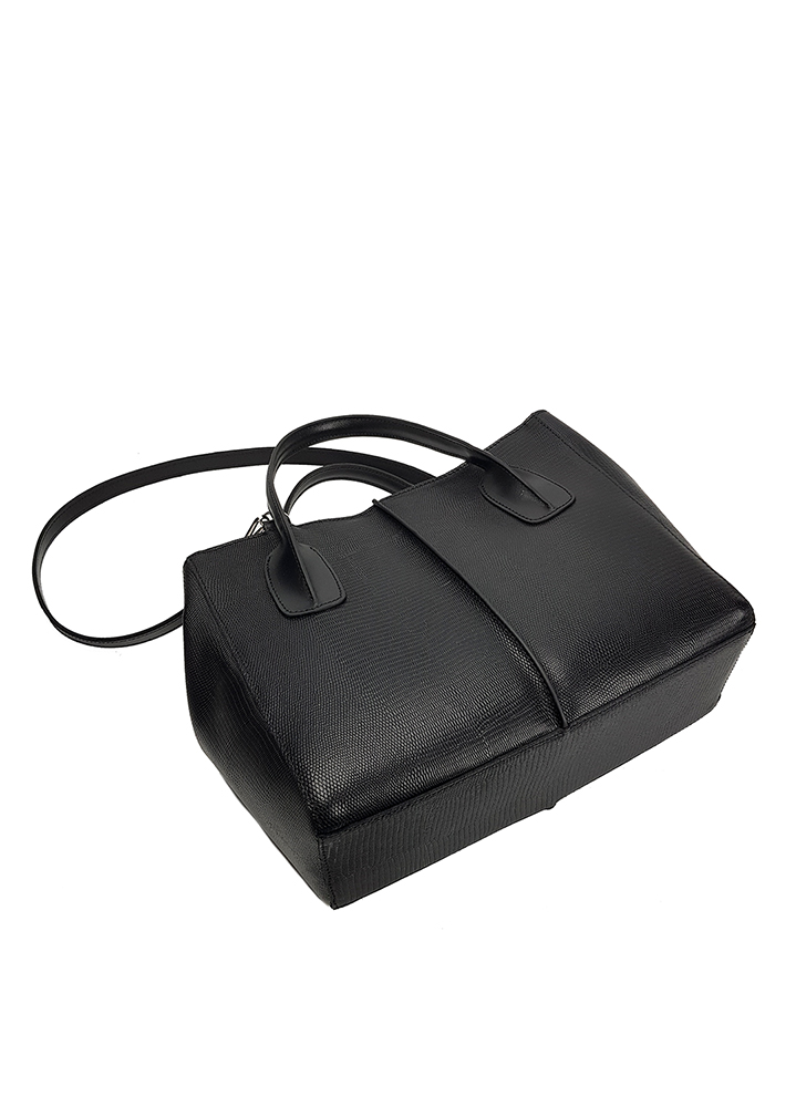 Сумка BIG натуральна шкіра чорний 8492-11