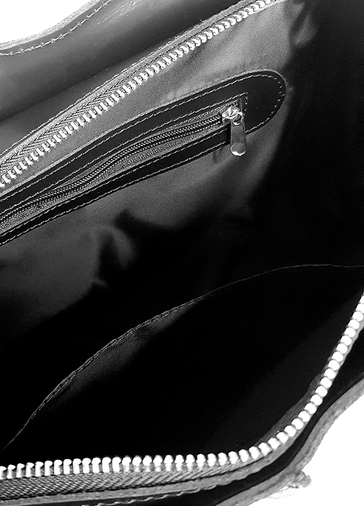 Сумка BIG натуральна шкіра чорний 8492-11