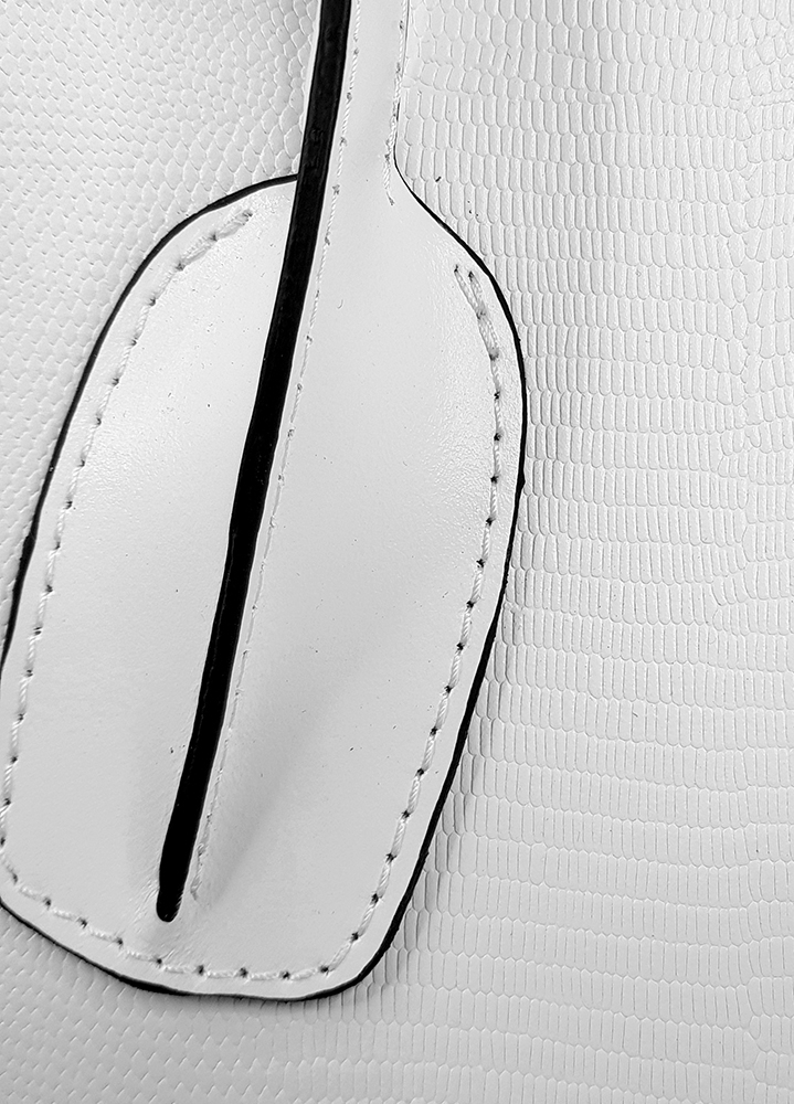 Сумка BIG натуральная кожа белый 8493-11