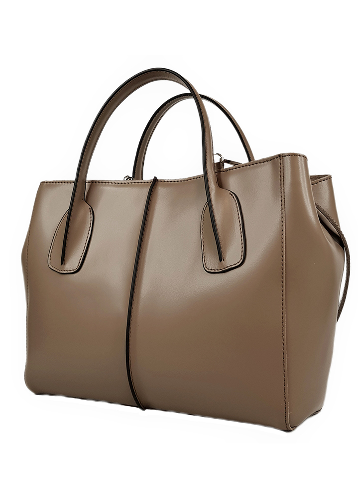 Сумка BIG натуральная кожа мокко 8494-11