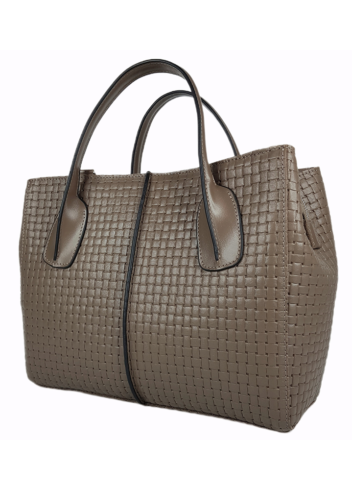 Сумка BIG натуральная кожа мокко 8496-11