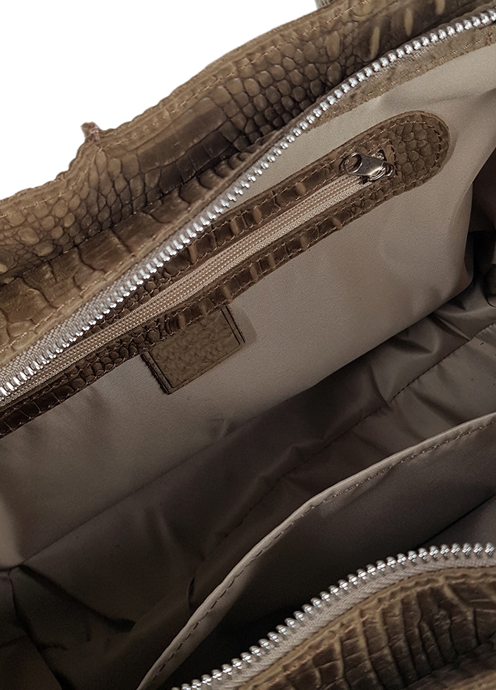 Сумка BIG натуральная кожа brown 8497-11