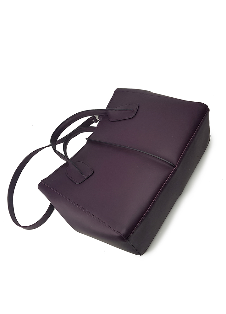 Сумка BIG натуральная кожа бургунди 8501-11