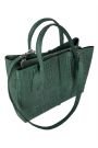 Сумка BIG натуральная кожа зеленая 8504-11