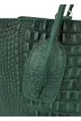 Сумка BIG натуральная кожа зеленая 8504-11
