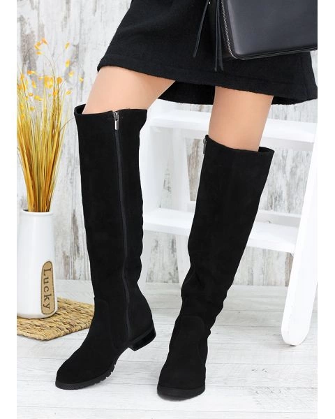 Ботфорти натуральна замша 6743-28