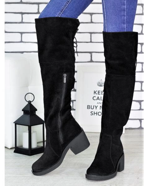 Ботфорти замшеві Ембер 7170-28